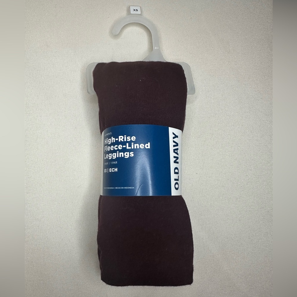Maroon Old Navy Fleece Lined Leggings